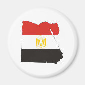 vlaggenkaart egypte magneet (Voorkant)
