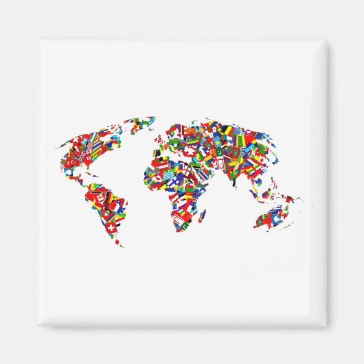 Vlaggenkaart Magneet (Voorkant)