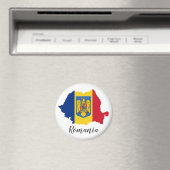 Vlaggenkaart Roemenië Magneet (Insitu (Vaatwasser))