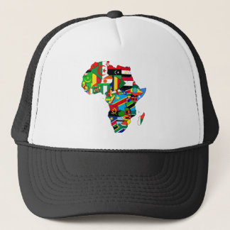 Vlaggenkaart van Afrikaanse vlaggen - Afrikaanse c Trucker Pet