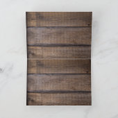 Vlaggenkaart van de Texas Lone Star-staat Bedankkaart (Binnen)