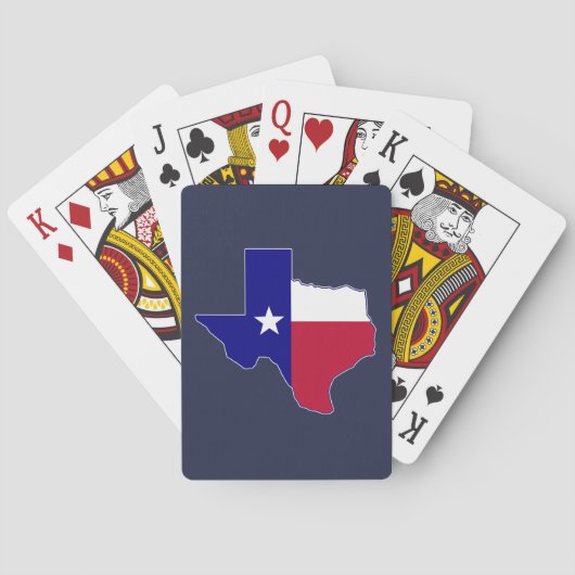 Vlaggenkaart van Texas Pokerkaarten (Achterkant)