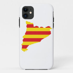 Vlaggenkaart voor Catalonië iPhone 11 Hoesje