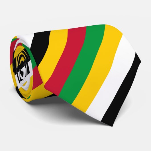 Vlaggenkleuren van de Stropdas St. Kitts (Opgerold)