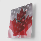 Vlaggenklok in de VS en Canada Vierkante Klok (Hoek)