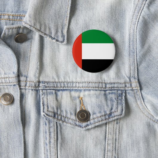 Vlaggenknop van UAE Ronde Button 5,7 Cm (In situ)
