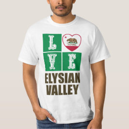 Vlaggenliefdesgemeenschap in Californië — Elysian T-shirt
