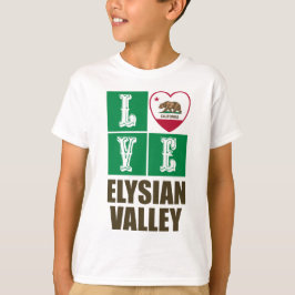 Vlaggenliefdesgemeenschap in Californië — Elysian T-shirt