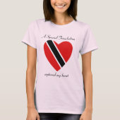 Vlaggenliefje T-Shirt van Trinidad en Tobago (Voorkant)