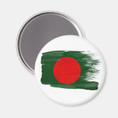 Vlaggenmagneten van Bangladesh Magneet (Voorkant / Achterkant)