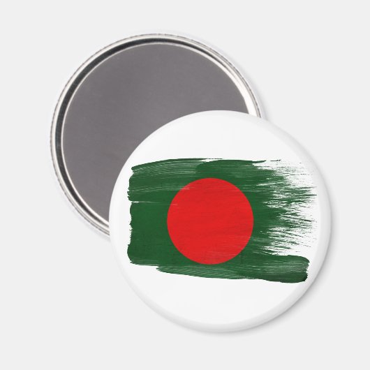 Vlaggenmagneten van Bangladesh Magneet (Voorkant / Achterkant)