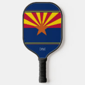 VlaggenMonogram van de staat Arizona Pickleball Paddle (Voorkant)