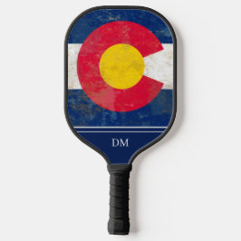 Vlaggenmonogramme van de staat Disturado Pickleball Paddle