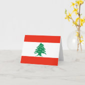 Vlaggennotitie Libanon Kaart (Gele Bloem)
