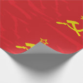 Vlaggenomslagpapier voor USSR Cadeaupapier (Hoek)