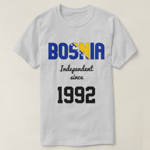 Vlaggenonafhankelijkheid Bosnië en Herzegovina T-shirt