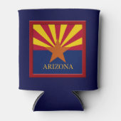 Vlaggenontwerp Arizona State Blikjeskoeler (Voorkant)
