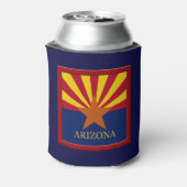 Vlaggenontwerp Arizona State Blikjeskoeler (Blikje Achterkant)