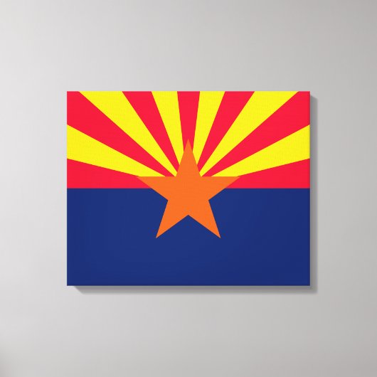 Vlaggenontwerp Arizona State Canvas Afdruk (Voorkant)
