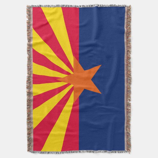 Vlaggenontwerp Arizona State Deken (Voorkant Verticaal)
