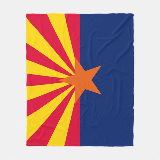 Vlaggenontwerp Arizona State Fleece Deken (Voorkant)