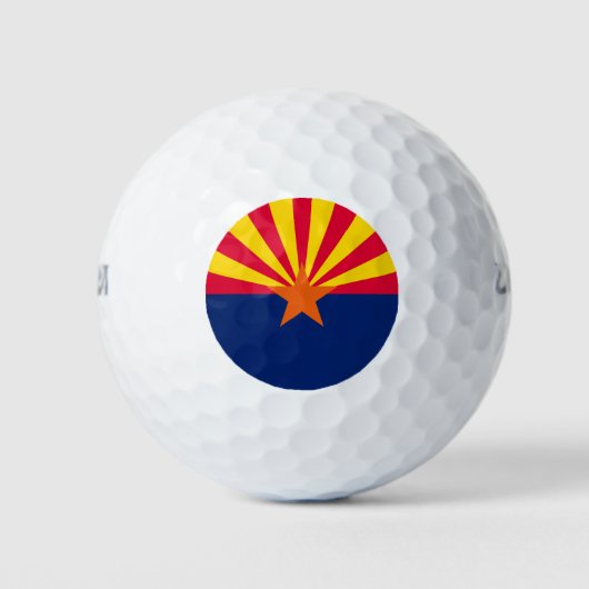 Vlaggenontwerp Arizona State Golfballen (Voorkant)