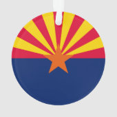 Vlaggenontwerp Arizona State Ornament (achterkant)