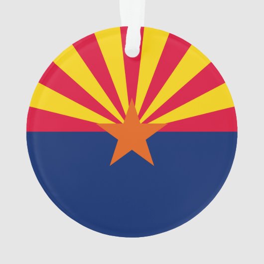 Vlaggenontwerp Arizona State Ornament (achterkant)