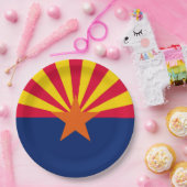 Vlaggenontwerp Arizona State Papieren Bordje (Feest)