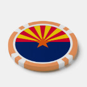Vlaggenontwerp Arizona State Pokerchips (Enkel)