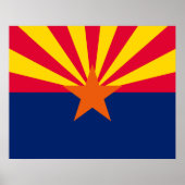 Vlaggenontwerp Arizona State Poster (Voorkant)