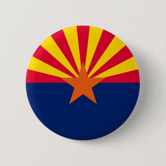 Vlaggenontwerp Arizona State Ronde Button 5,7 Cm (Voorkant)