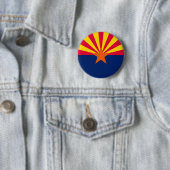 Vlaggenontwerp Arizona State Ronde Button 5,7 Cm (In situ)