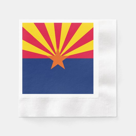 Vlaggenontwerp Arizona State Servetten (Voorkant)