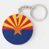 Vlaggenontwerp Arizona State Sleutelhanger (Achterkant)