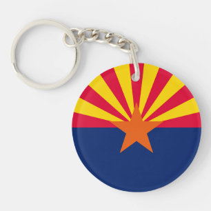 Vlaggenontwerp Arizona State Sleutelhanger