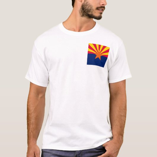 Vlaggenontwerp Arizona State T-shirt (Voorkant)