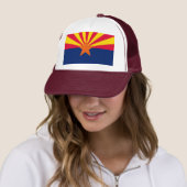 Vlaggenontwerp Arizona State Trucker Pet (In situ)