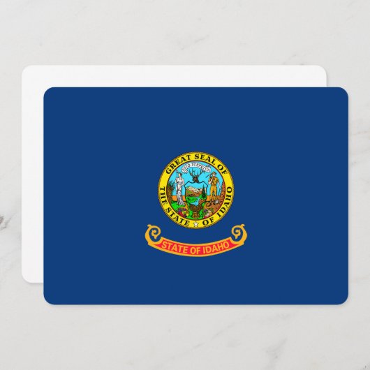 Vlaggenontwerp Idaho-staat (Voorkant / Achterkant)