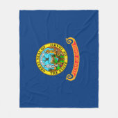 Vlaggenontwerp Idaho-staat Fleece Deken (Voorkant)