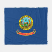 Vlaggenontwerp Idaho-staat Fleece Deken (Voorkant (Horizontaal))