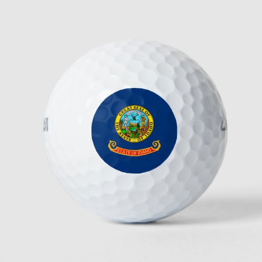 Vlaggenontwerp Idaho-staat Golfballen (Voorkant)