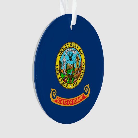 Vlaggenontwerp Idaho-staat Ornament (voorkant)
