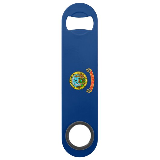 Vlaggenontwerp Idaho-staat Speed Flessenopener (Voorkant)