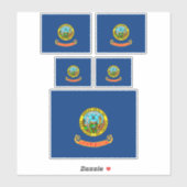 Vlaggenontwerp Idaho-staat Sticker (Vel)