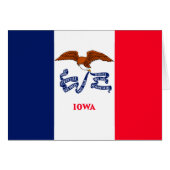 Vlaggenontwerp Iowa State (Voorkant Horizontaal)