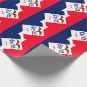 Vlaggenontwerp Iowa State Cadeaupapier (Hoek)