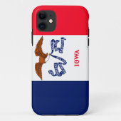 Vlaggenontwerp Iowa State Case-Mate iPhone Case (Achterkant)