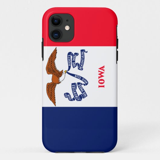 Vlaggenontwerp Iowa State Case-Mate iPhone Case (Achterkant)