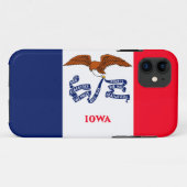 Vlaggenontwerp Iowa State Case-Mate iPhone Case (Achterkant (horizontaal))